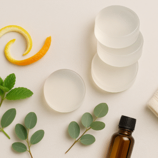 KewlScents Citrus Fresh Glycerin Bar with Mint, Sweet Orange, Lemon and Eucalyptus