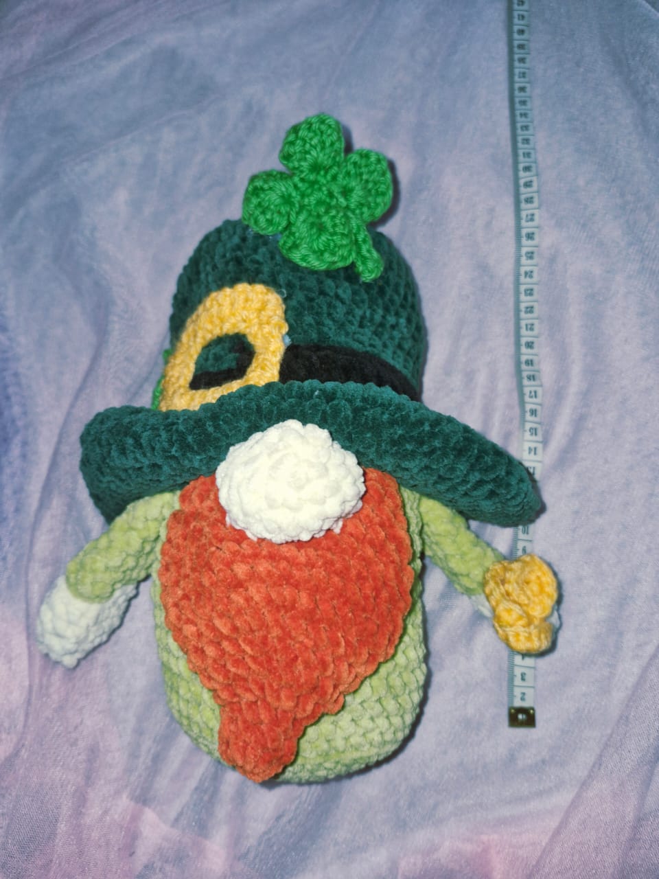 Seamus the Lucky Leprechaun Gnome – Handmade Irish Collectible 2 Seamus the Lucky Leprechaun Gnome – Handmade Irish Collectible - Image 2