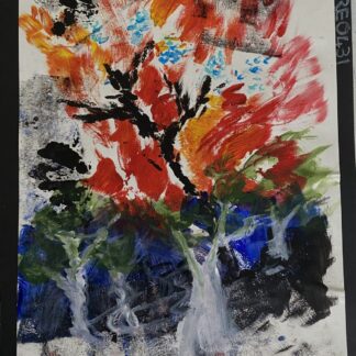 burning trees