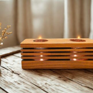 Wooden Tealight Candle Holder