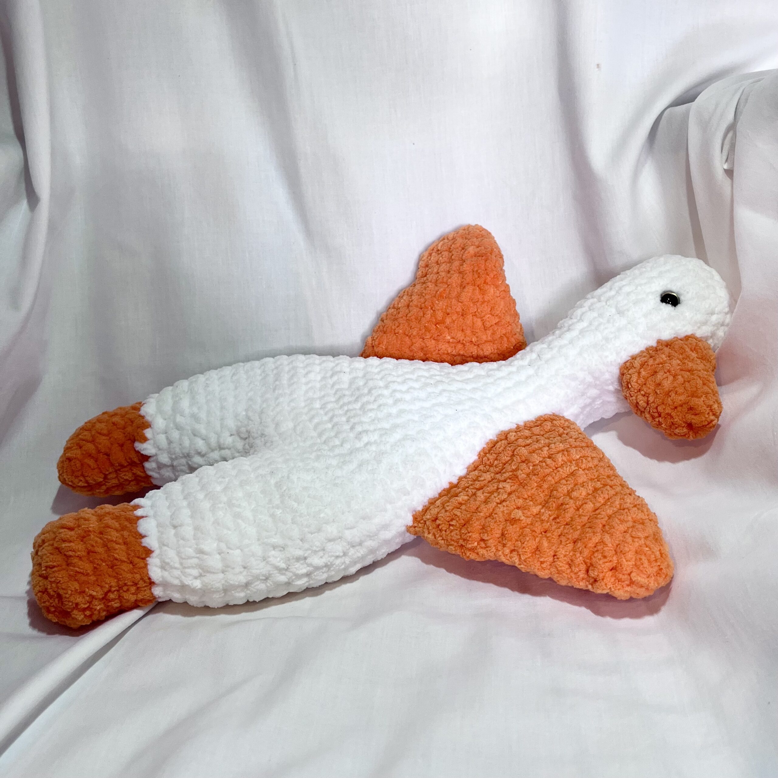 Plush Velvet Duck Snuggle Pillow 2 Plush Velvet Duck Snuggle Pillow - Image 2