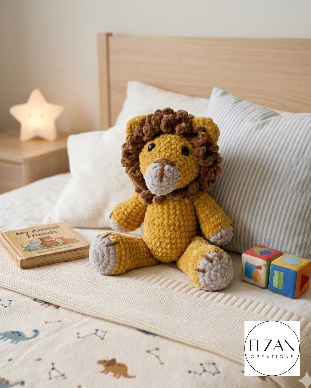 Plush Velvet Lion 1 Plush Velvet Lion