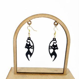 MDF Cat Earings